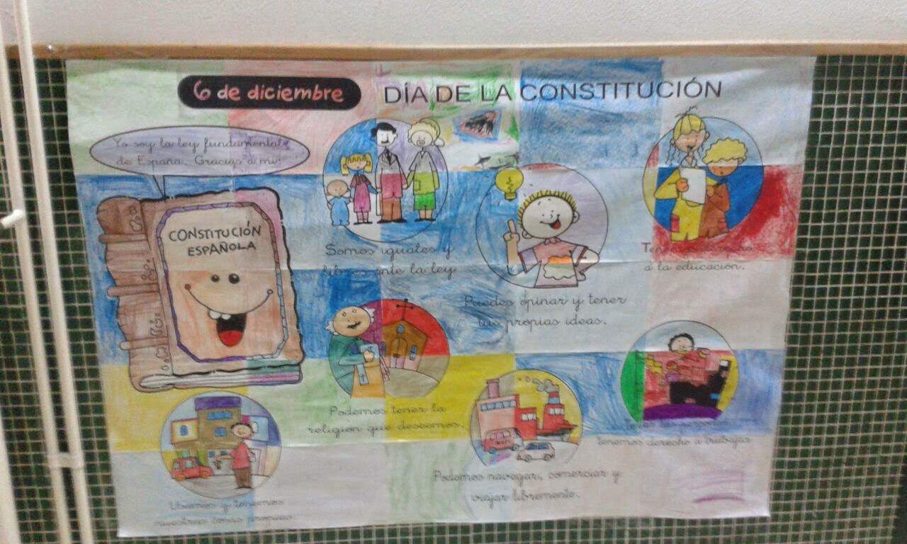 Poster Constitución Española