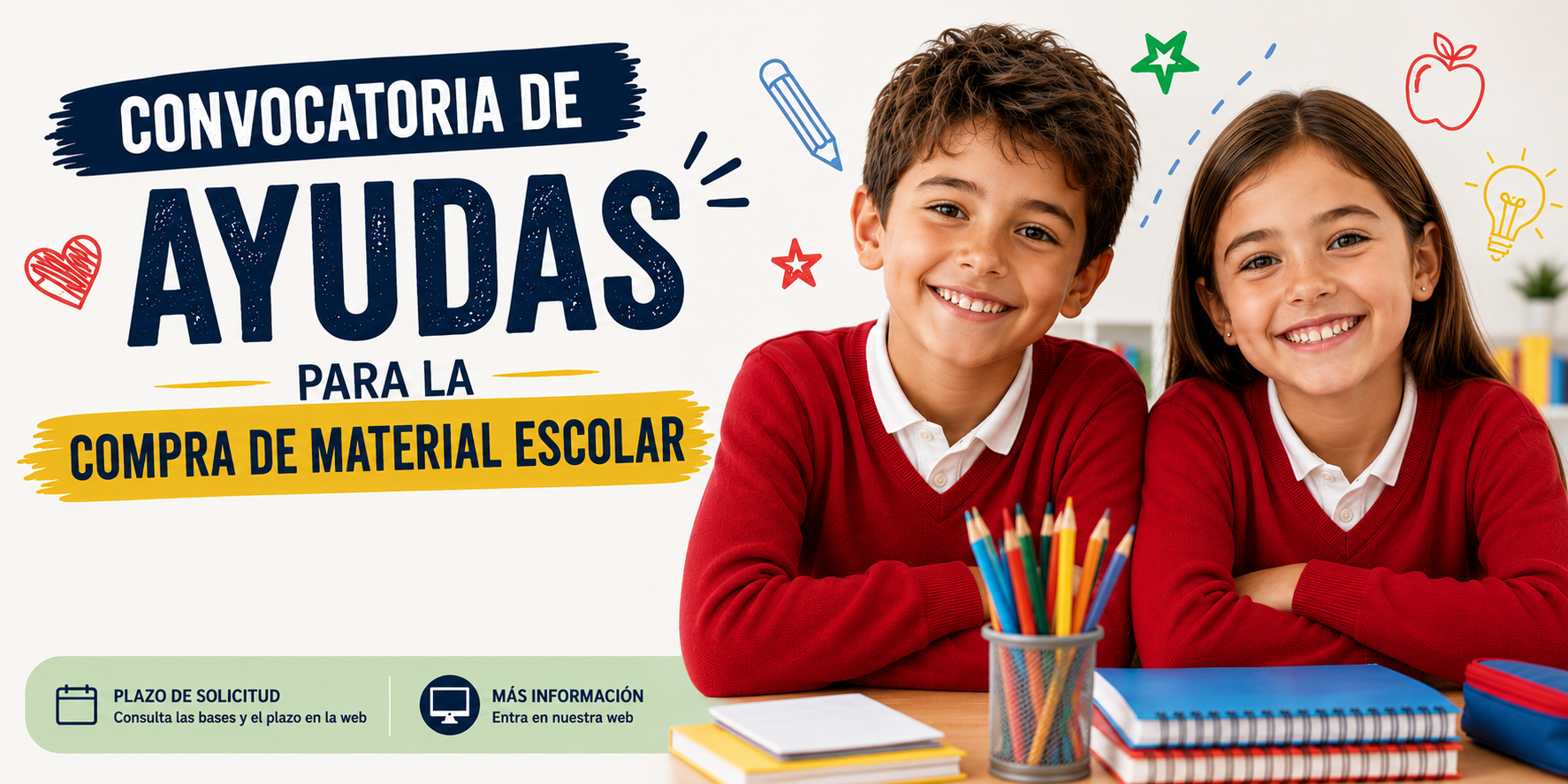 Ayuda fondo de libros uy material escolar